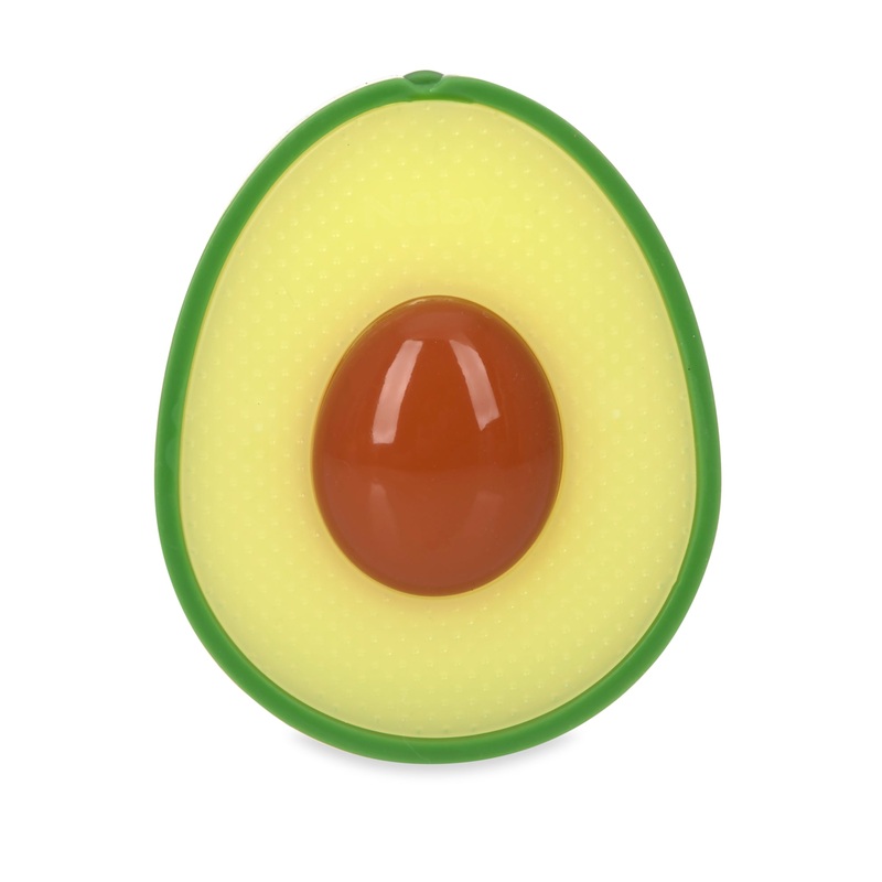 Avocado Silicone Teether Green Avocado