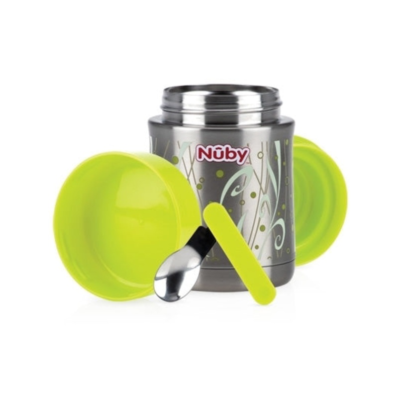 Insulated Stainless Steel Thermos Green