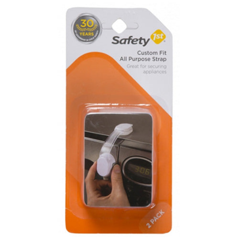 Safety 1st Custom Fit All Purpose Strap – 2 Pack – White