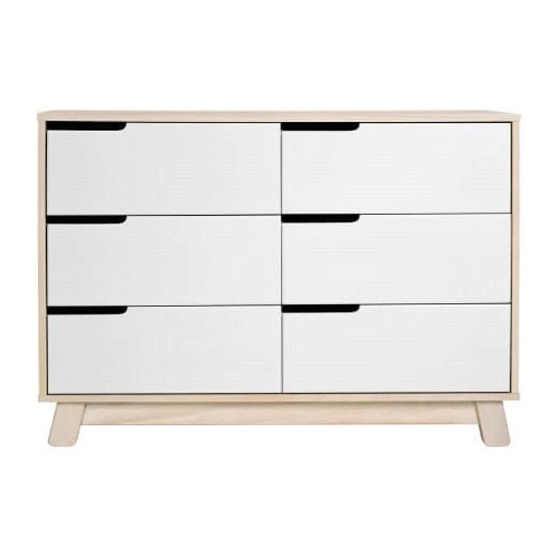 Babyletto Hudson 6-Drawer Double Dresser, Assembled White Finish