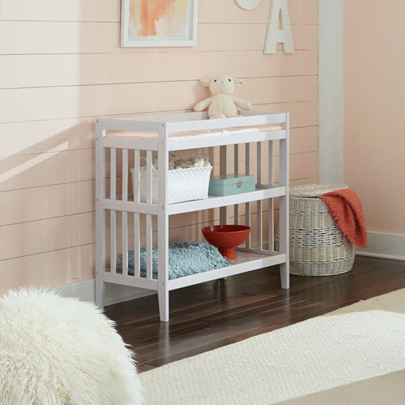 Westwood Reese Collection Changing Table with Pad in White