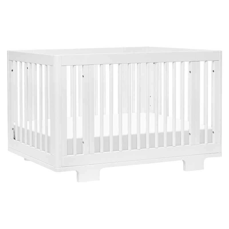 Yuzu 8-In-1 Convertible Crib With All Stages Conversion Kits White