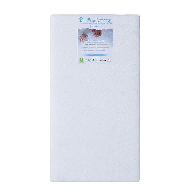 Bundle of Dreams Genius 2-Stage Deluxe 100% Breathable Mattress with Organic Cover