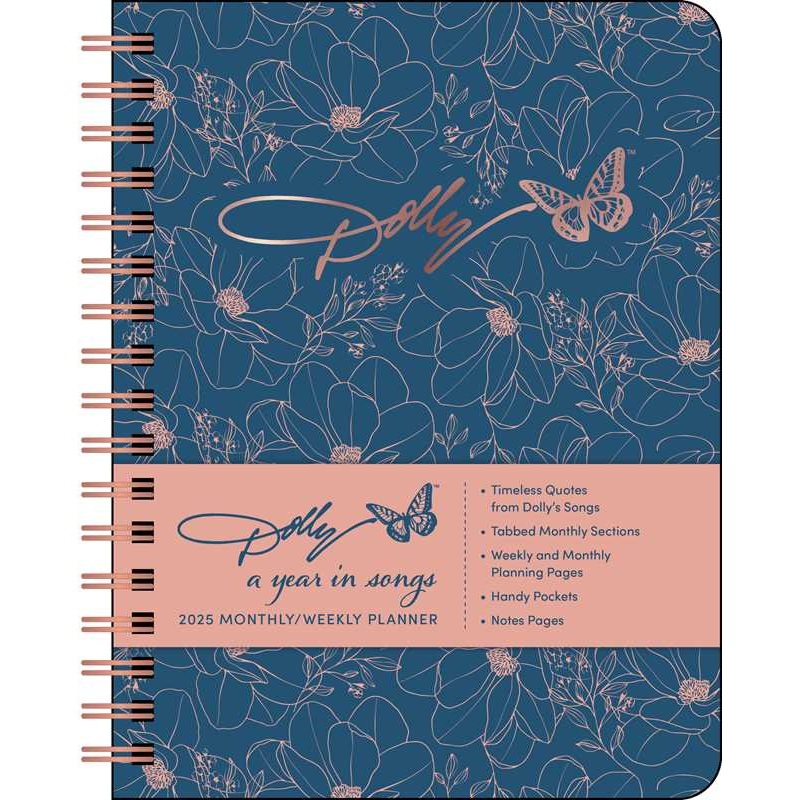 Dolly Parton: A Year in Songs Deluxe Organizer 2025 Monthly/Weekly Planner Calen by Andrews McMeel Publishing