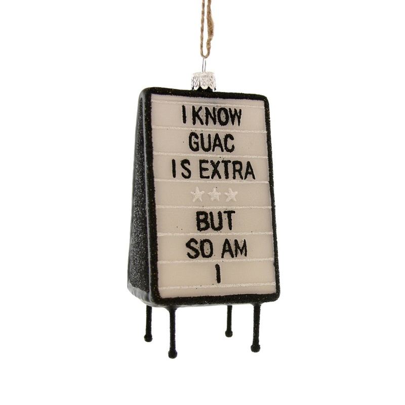 EXTRA GUAC Christmas Ornament
