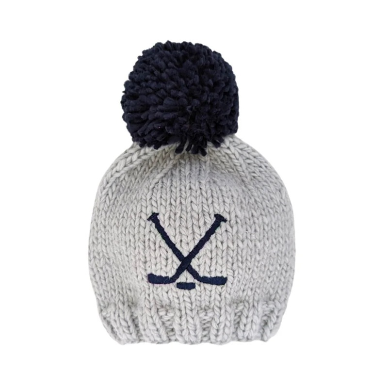Huggalugs Hockey Knit Beanie 0-6M