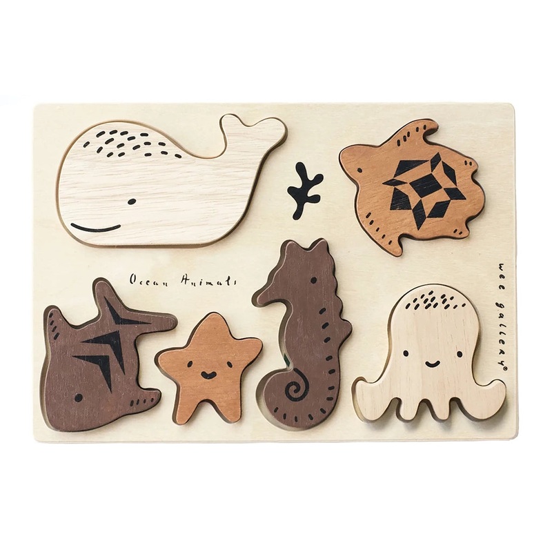 Wooden Tray Puzzle Ocean