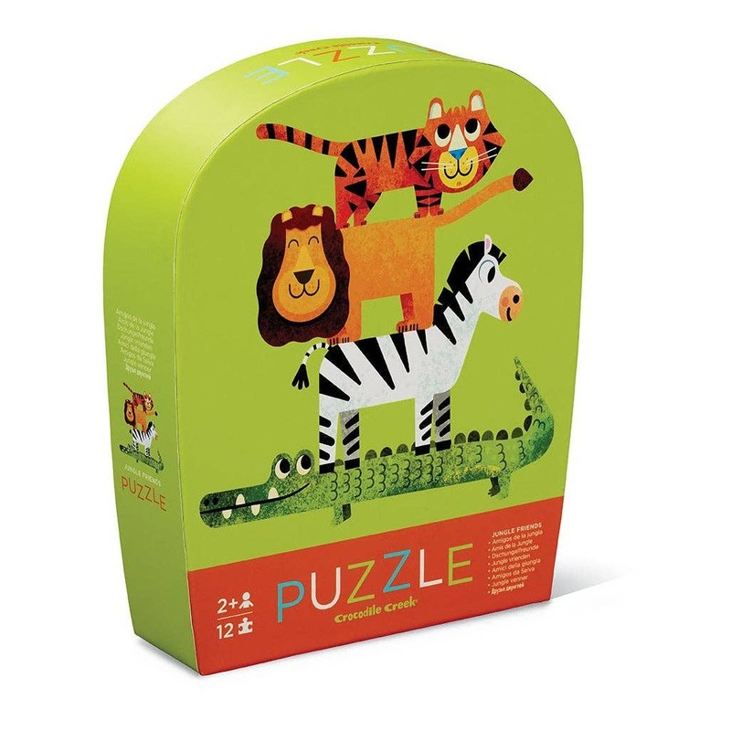 12-Piece Mini Puzzle – Jungle Friends