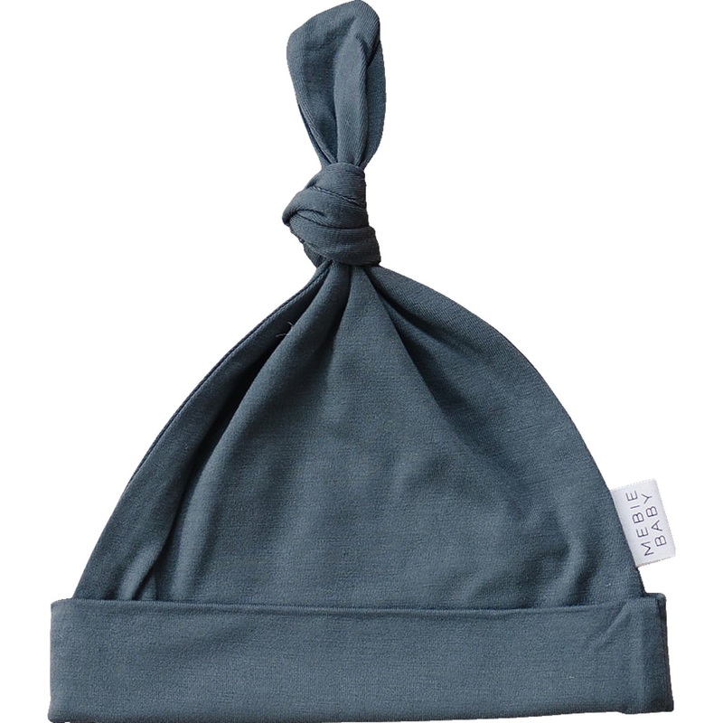 Bamboo Newborn Knot Hat | Charcoal