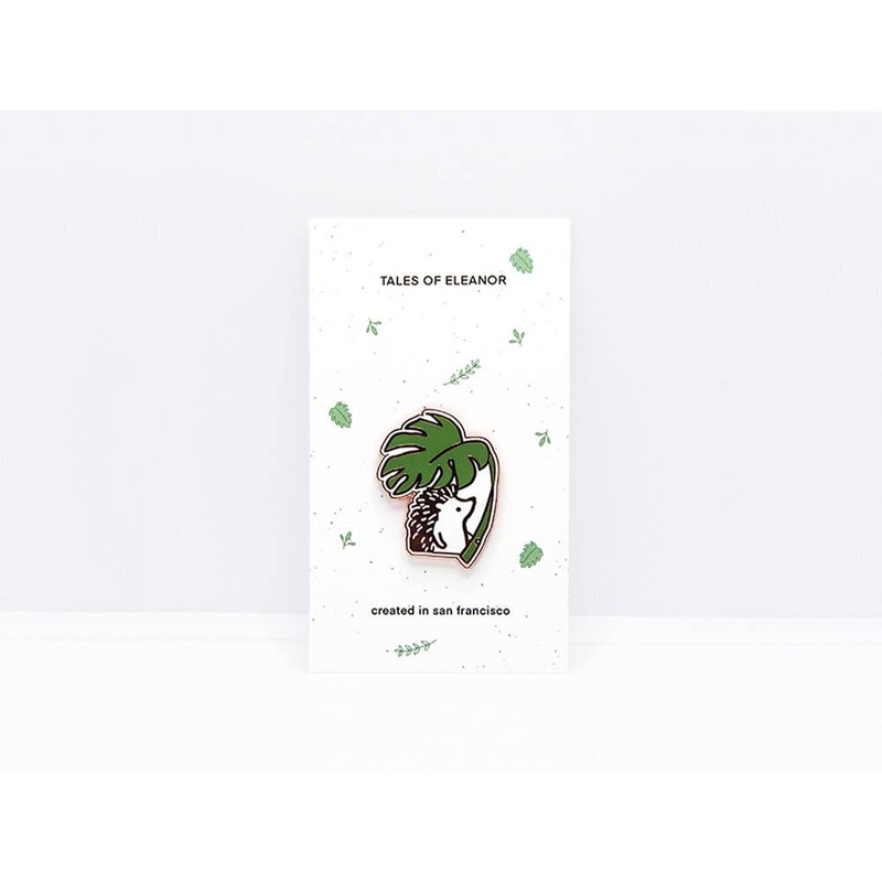 Monstera Enamel Pin