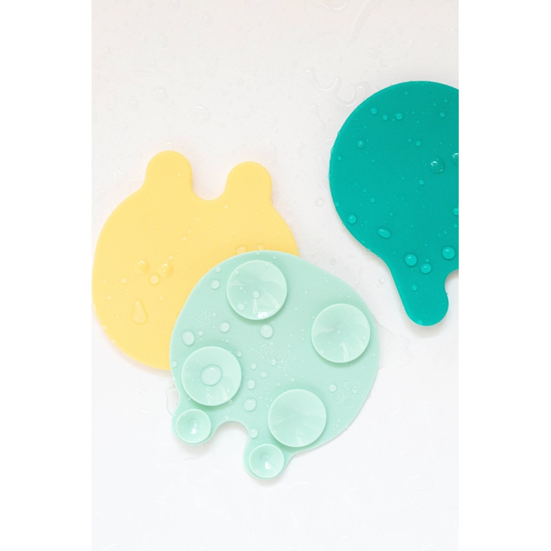Quut Grippi – Playful bathmats Coral Blue