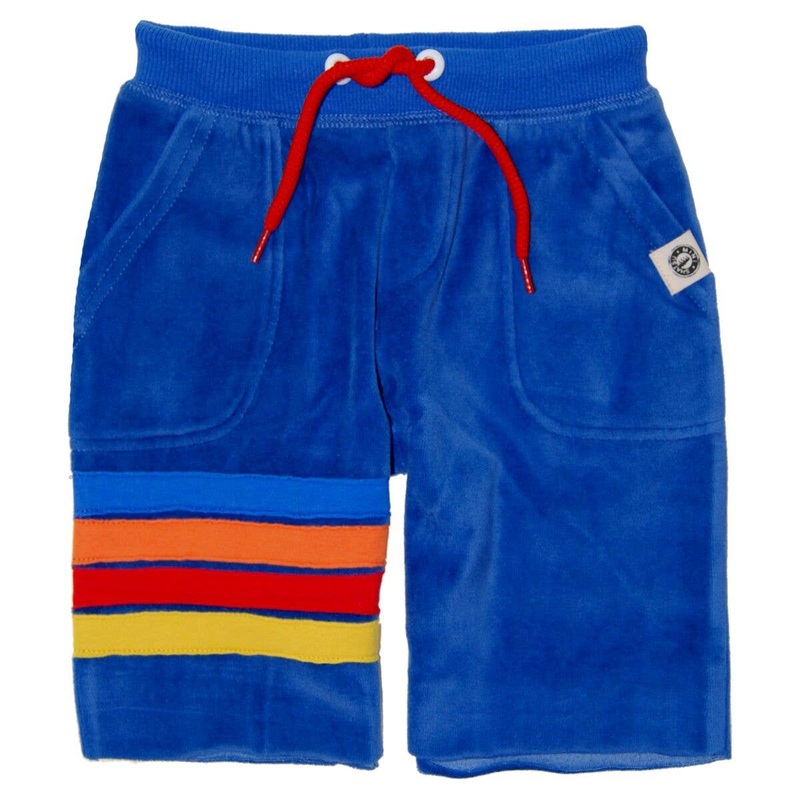 Velour Stripes Shorts: 12M