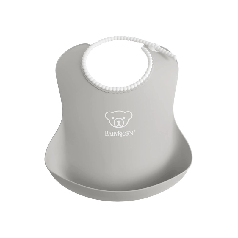 BabyBjrn Baby Bib Gray