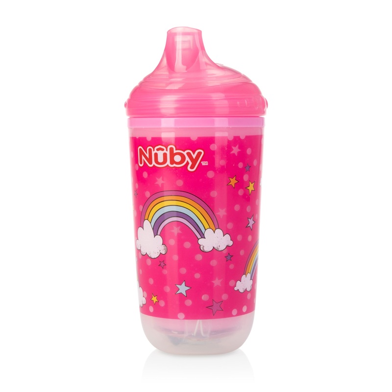Insulated Light-Up Easy Sip Cup Rainbows