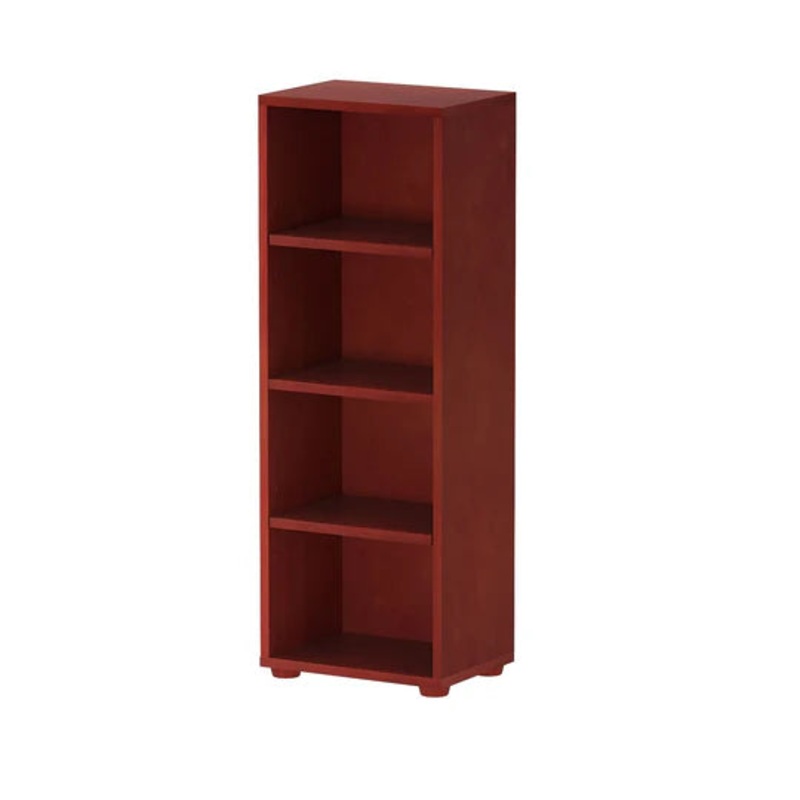 Maxtrix Narrow 4 Shelf Bookcase White