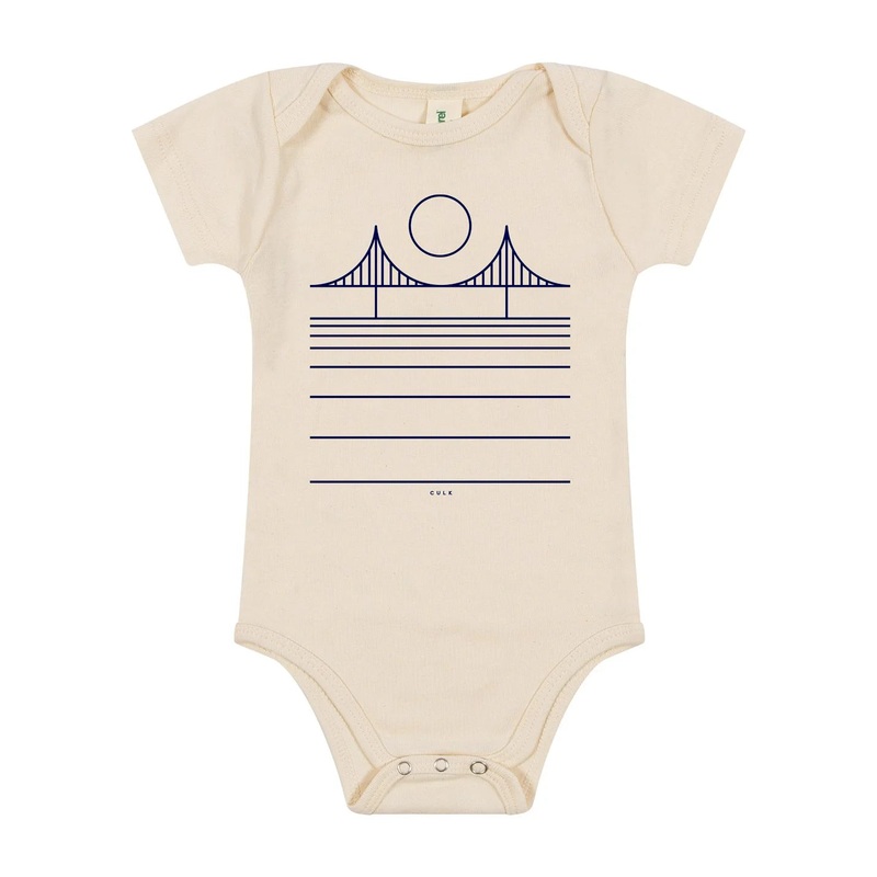 Minimal Bridge Baby Onesie 3-6M