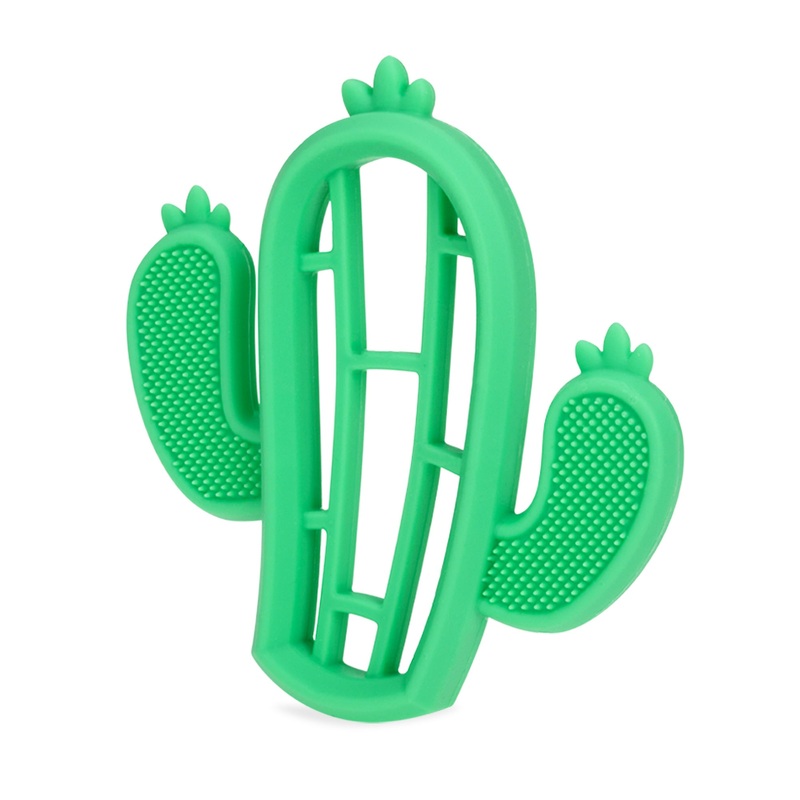 Soft Silicone Gum Massaging Teether Cactus