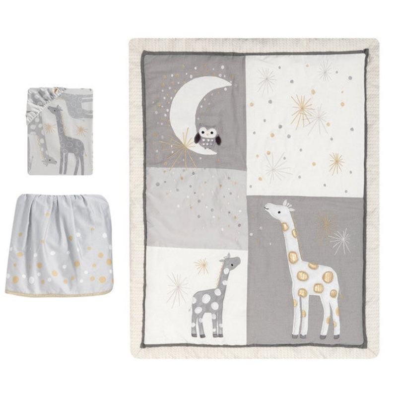 Lambs & Ivy Moonbeams 3-Piece Bedding Set