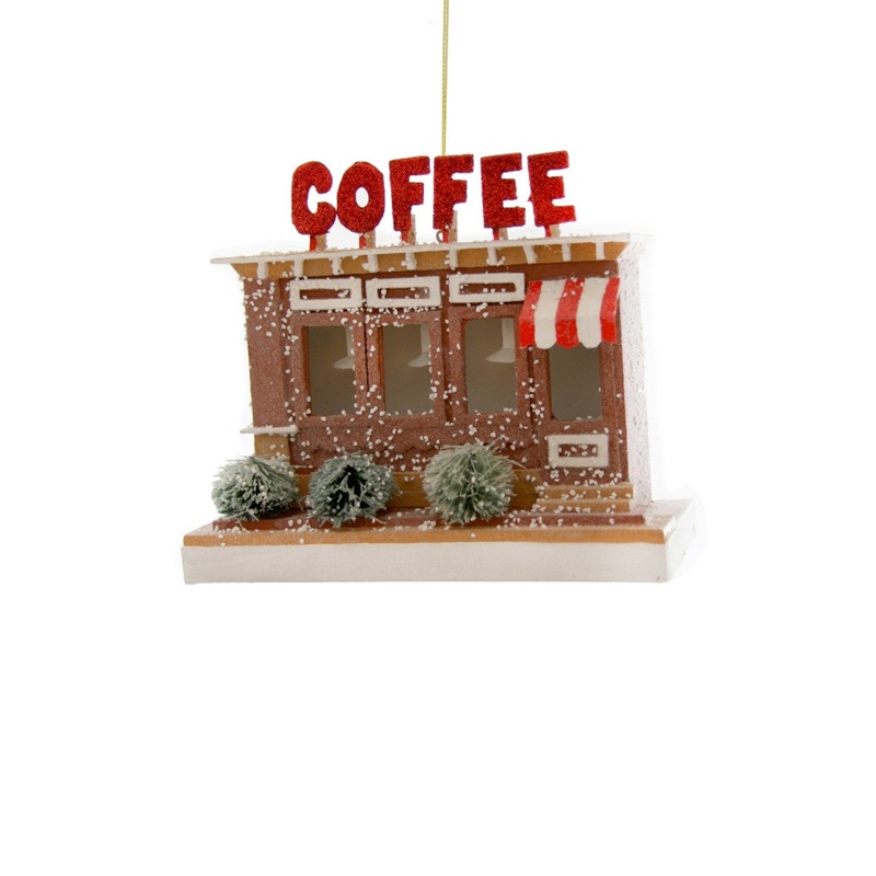 COFFEE SHOP Christmas Ornament