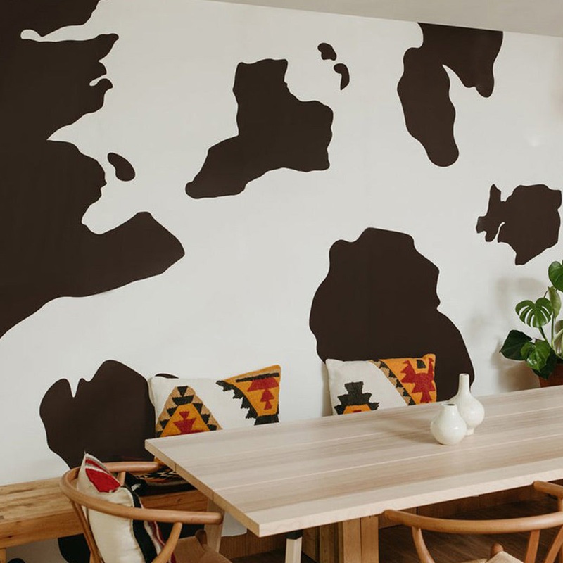 Cowhide Mural Pre-Pasted Wallpaper