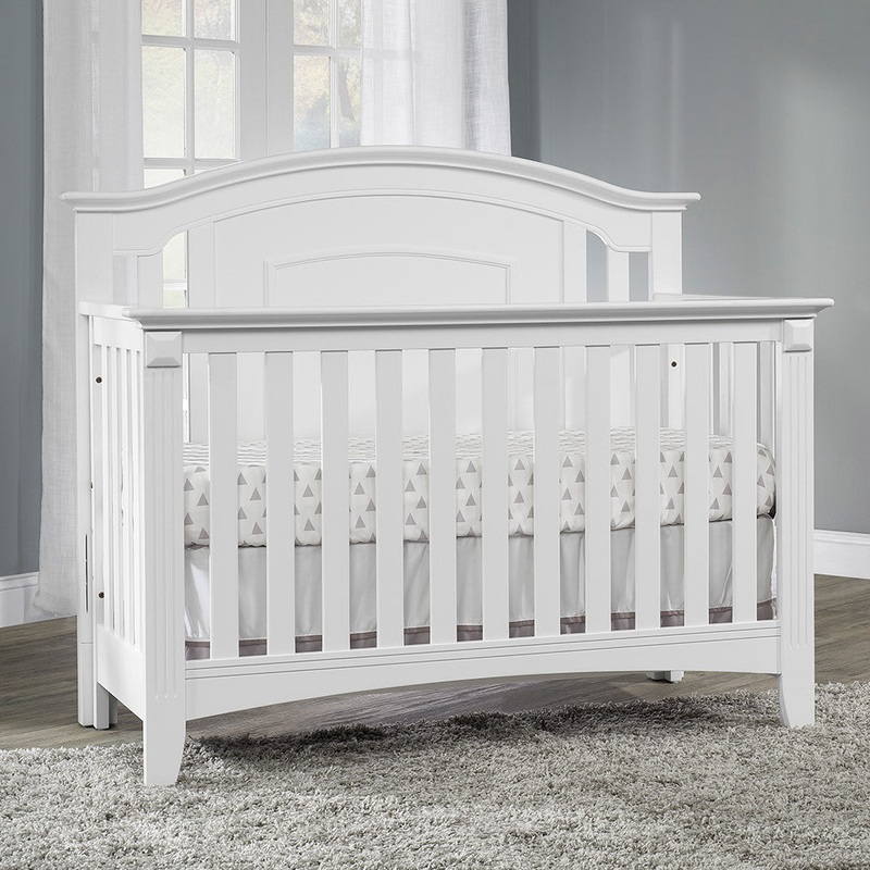 Oxford Willowbrook 4 In 1 Convertible Crib White