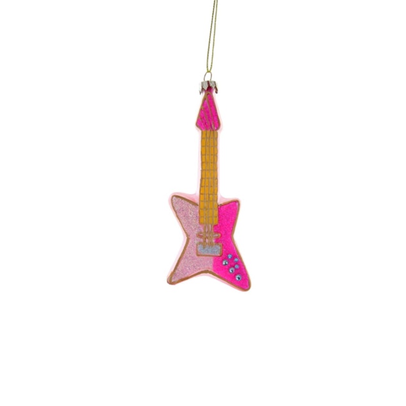 PINK ELECTRIC GUITAR Ornament
