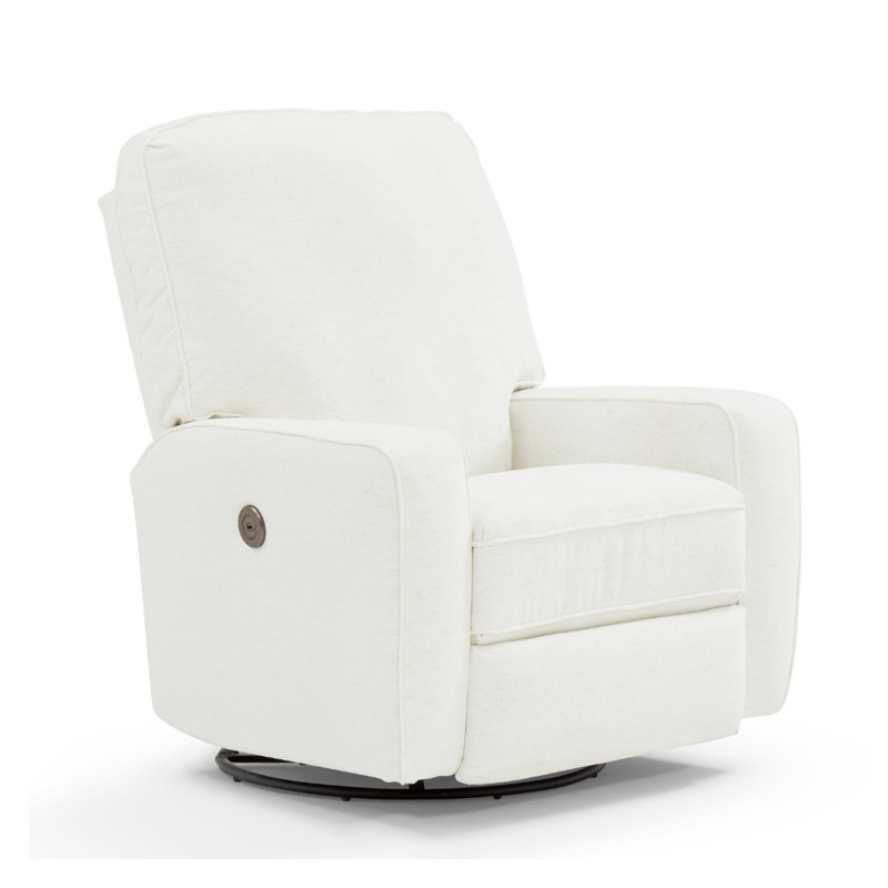 Best Chairs Finn Swivel Glider Recliner Snow (28567) Manual