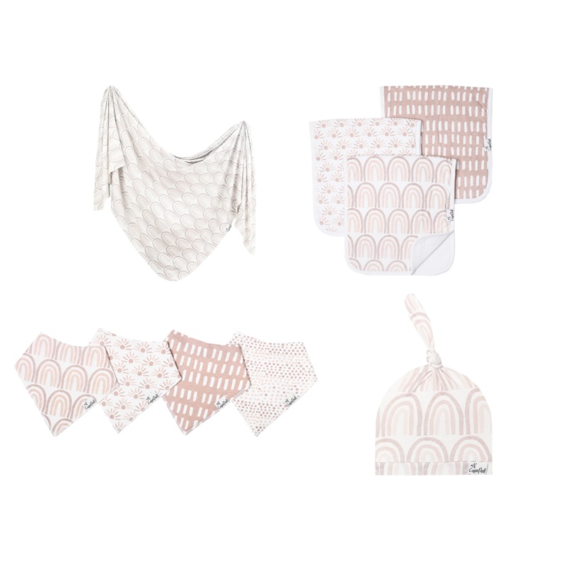 Copper Pearl – Bliss Collection Baby Bandana Bibs