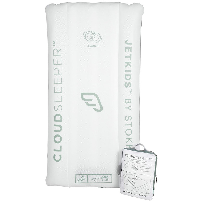 JetKids by Stokke CloudSleeper Inflatable Kids Bed Opal & Blossom