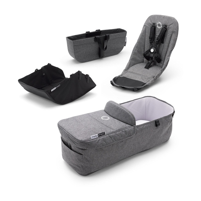 Bugaboo Donkey 3 Style Set in Grey Melange