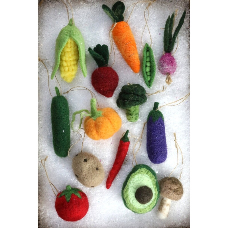 Felt Veggie Ornament