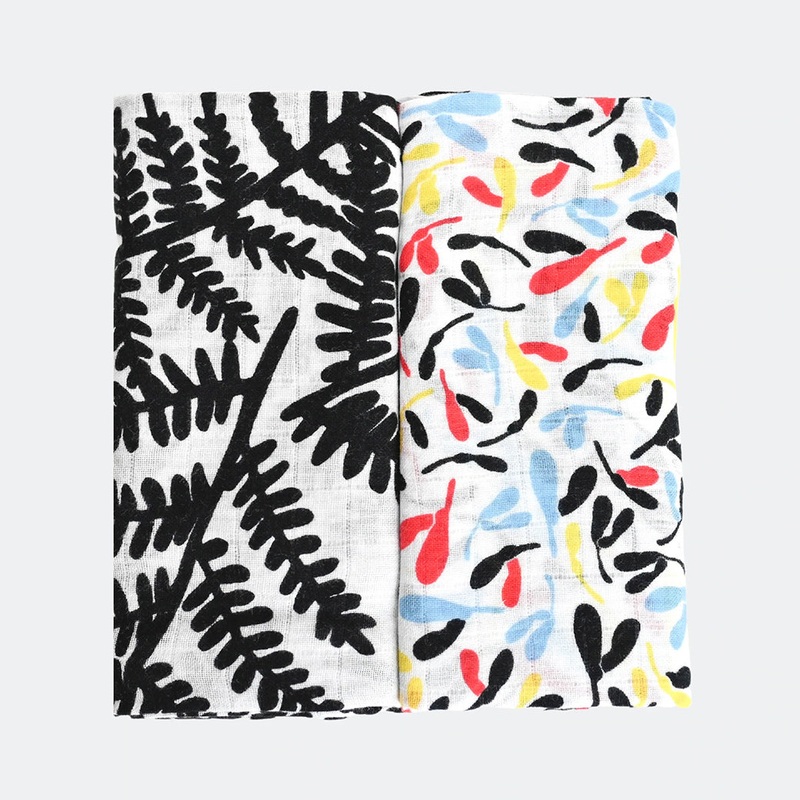 Grow With Me Sensory Muslins Set (2-Pack) Plant
