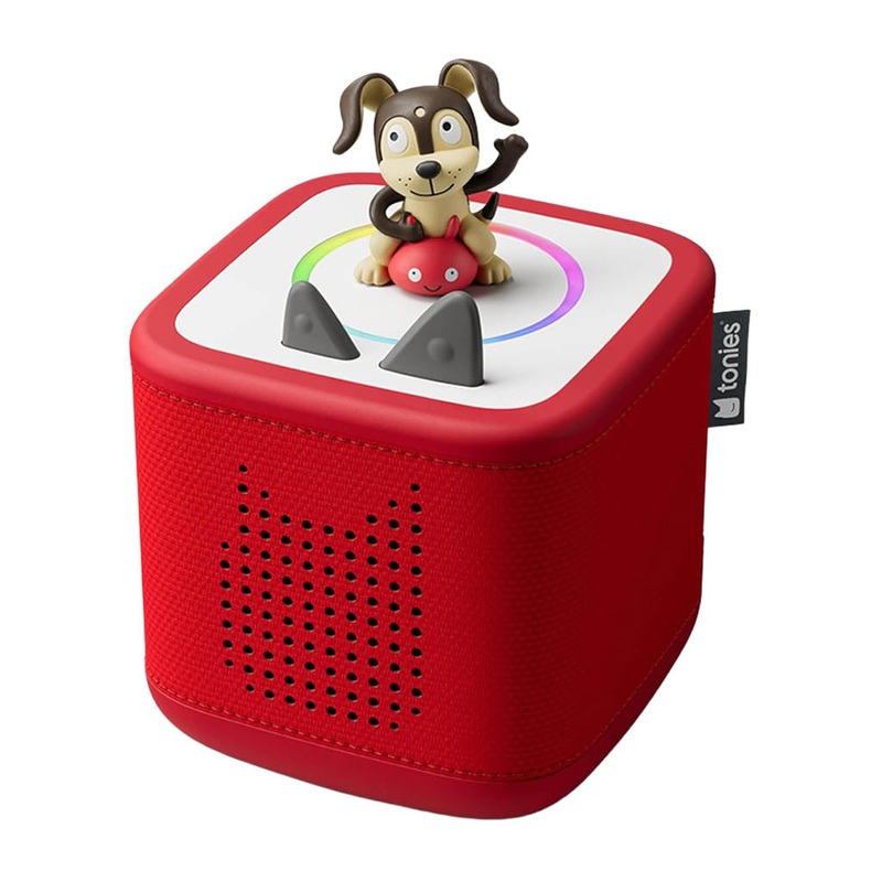 Tonies Toniebox 2 Screen-Free Starter Set, Playtime Puppy Sunset Red