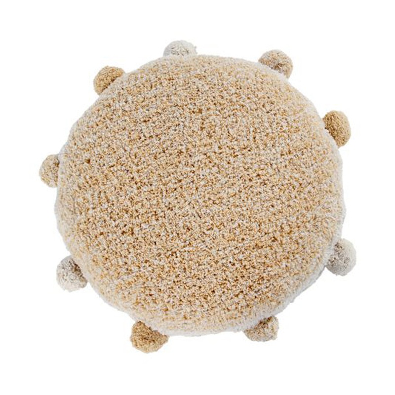 Bubbly Round Floor Cushion Honey/Natural
