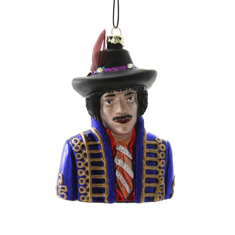 Jimi Hendrix Christmas Ornament
