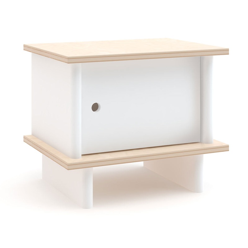 ML Nightstand White/Birch