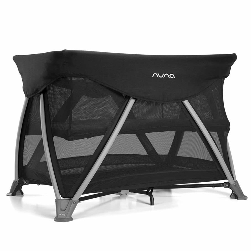 Nuna Sena Aire Playard with Organic Cotton Sheet Caviar
