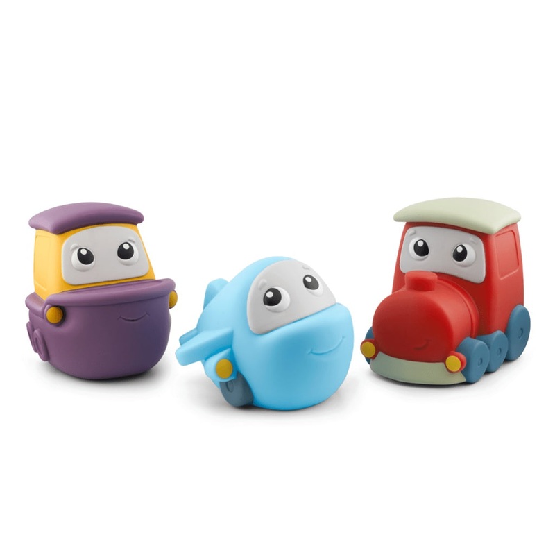 Tonies My First Tonies Soft Audio Toy, Travel Set: Airplane, Ship & Train Travel Set