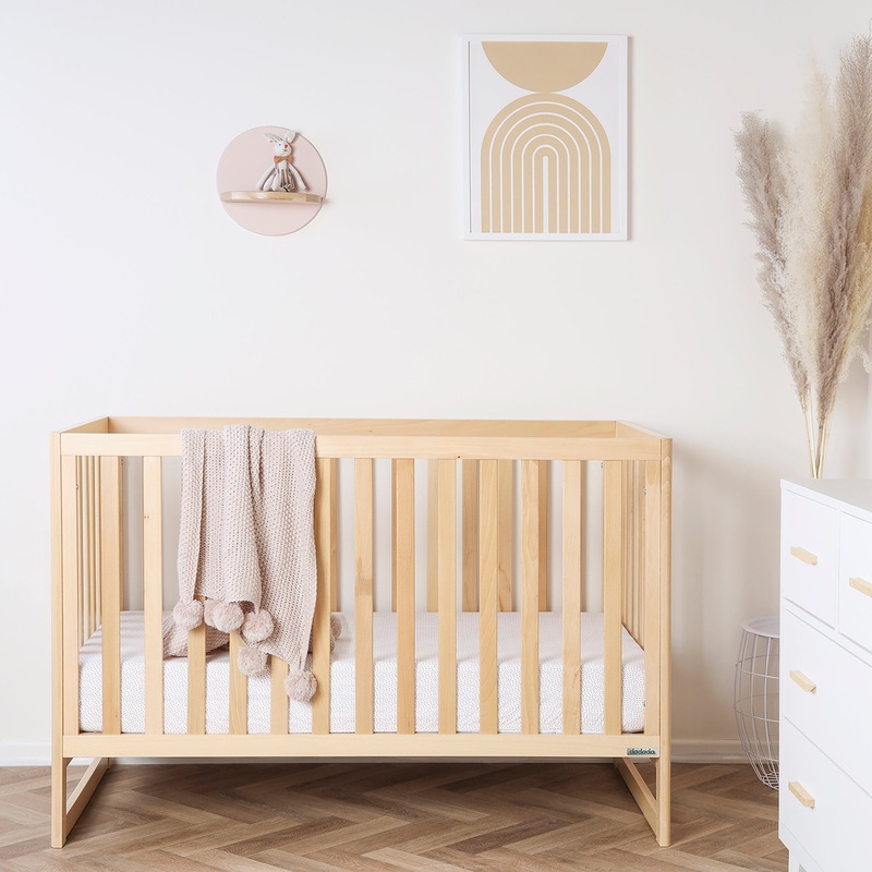 dadada Baby Austin 3-in-1 Convertible Crib Natural