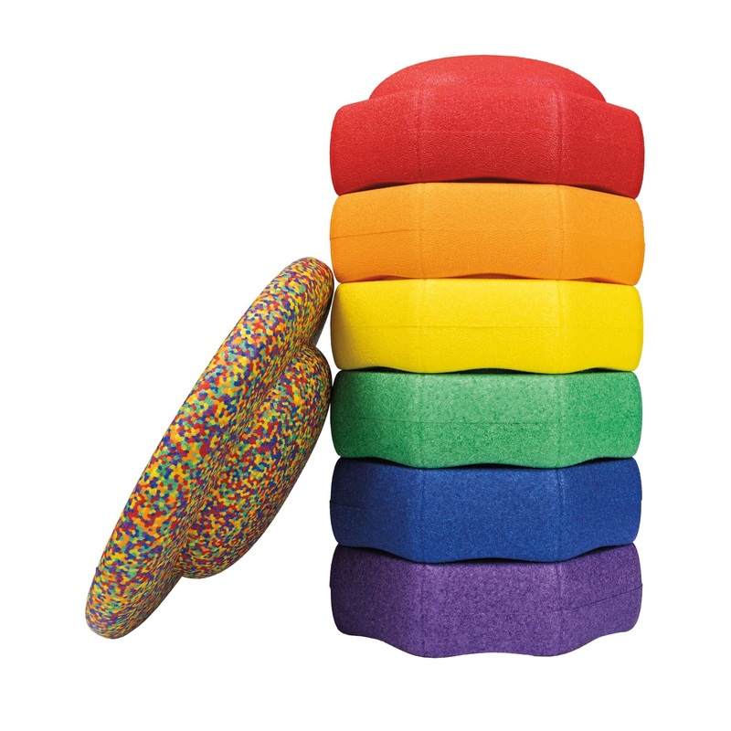 Foam Stepping Stones and Balance Board | Primary