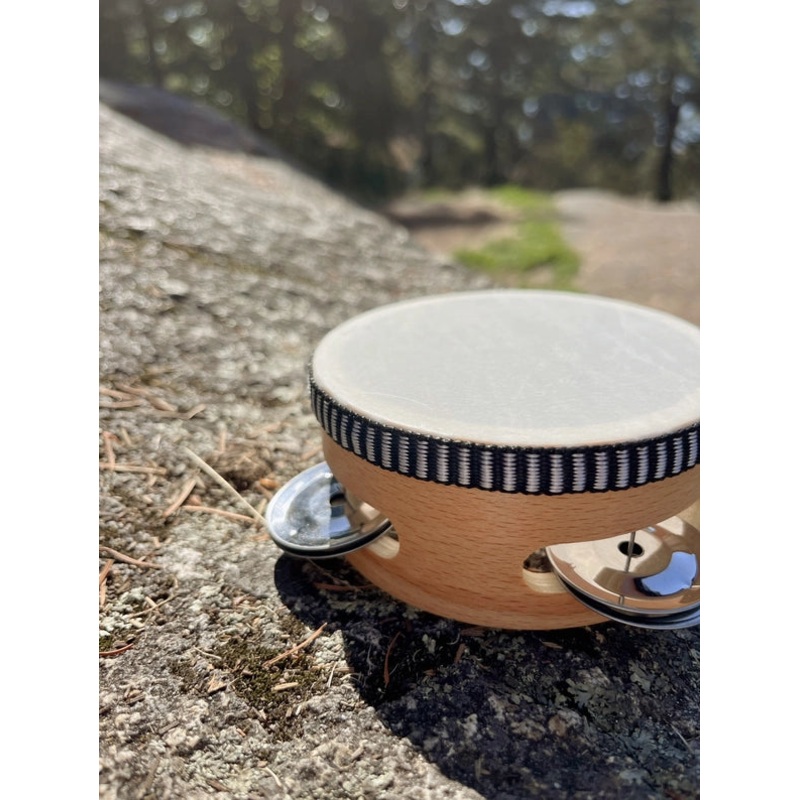 Baby Mini Wooden Tambourine