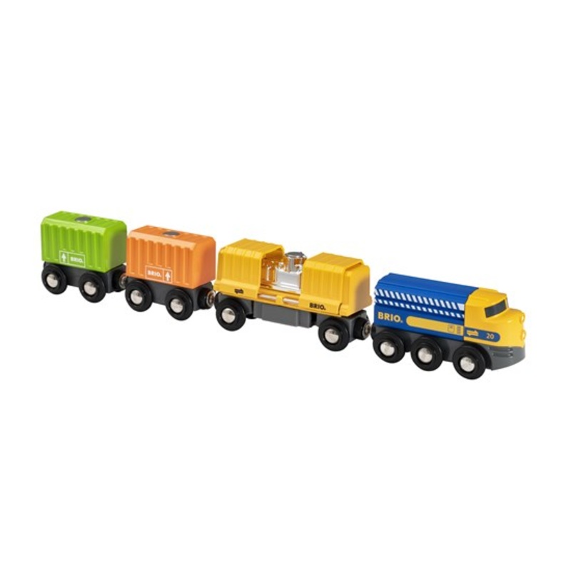BRIO World Three Wagon Cargo Train