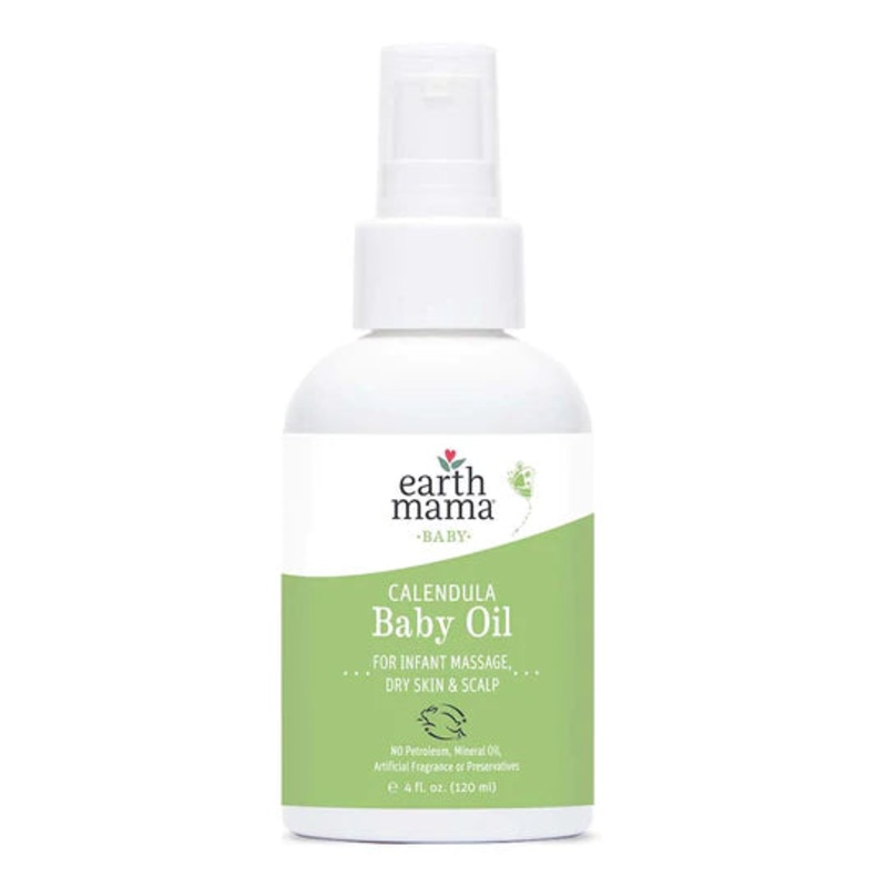 Earth Mama Calendula Baby Oil – 4 oz