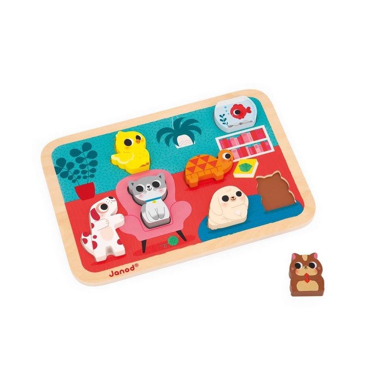 CHUNKY PUZZLE |  PETS | 7 STAND-ALONE PIECES