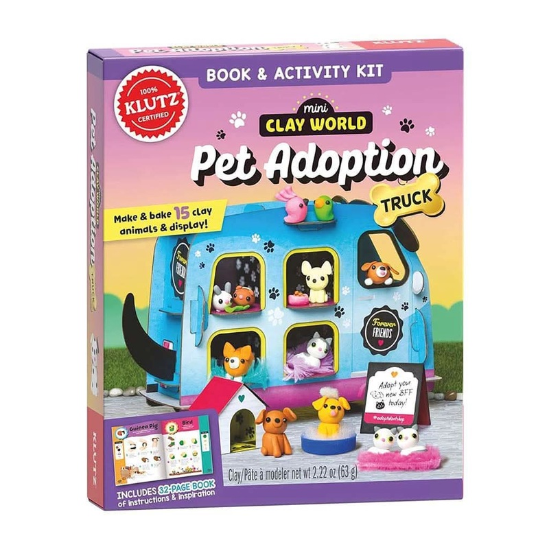 Klutz Mini Clay World Pet Adoption Truck Craft Kit
