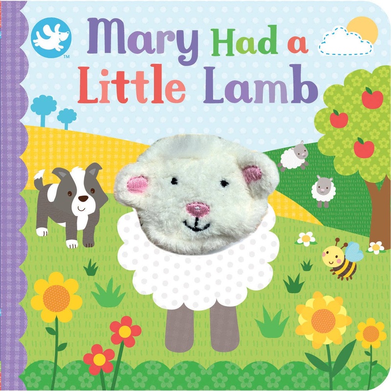Mary Had a Little Lamb Nursery Rhyme Finger Puppet Book