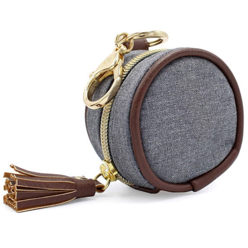 Itzy Ritzy Pacifier Charm Pod – Handsome Heather Gray