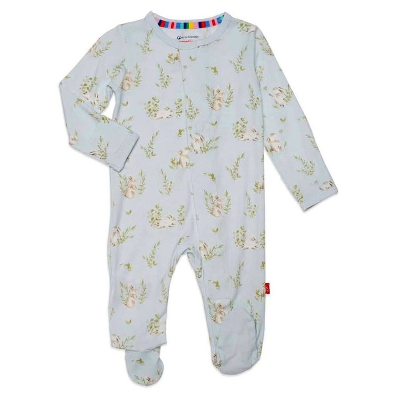 Magnetic Me Blue Hoppily Ever After Magnetic Footie 0-3 Month