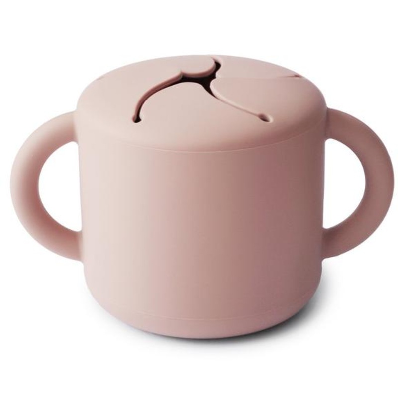 Mushie Silicone Snack Cup – Mushie Blush