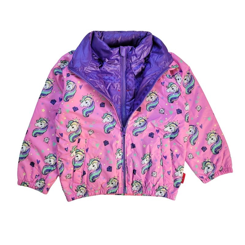 Onekid Car Seat Coat | The Road Coat Transition – Unicorn Print 12 Month